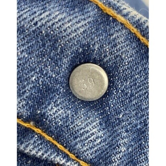 1970s Levi’s vintage orange Tab 646 Flare Jeans Circa 1970s 34 X 36 - Picture 3 of 12